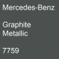 Preview: Mercedes-Benz, Graphite Metallic, 7759.